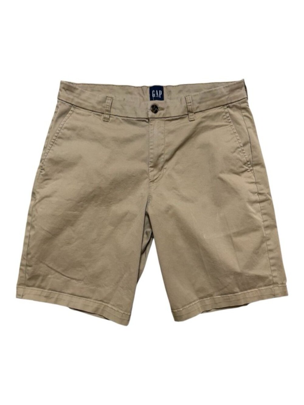 Gap Khaki Chino Shorts Men’s Size 32 Cotton Stretch Casual 10” Inseam